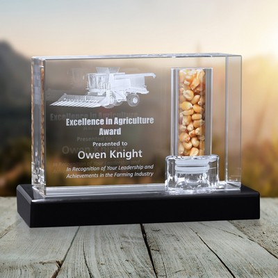 Courtney Rectangle with Base 4-3/4"