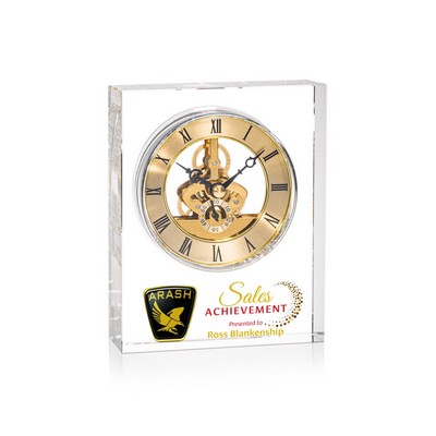 Ashland VividPrint™ Clock - Gold Dial